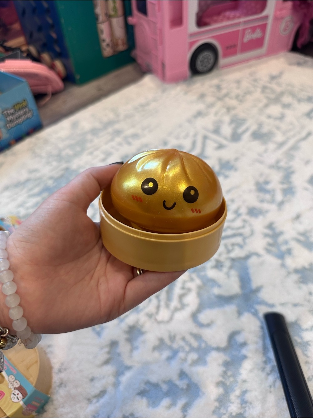 Cute Gold Kawaii Dumpling